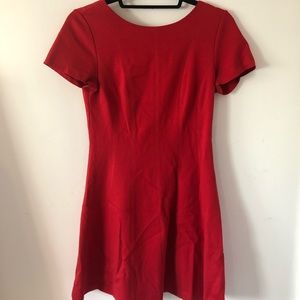 Bright Red Banana Republic dress